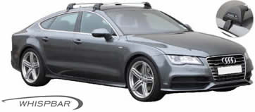 Audi A7 Yakima Whispbar roof racks